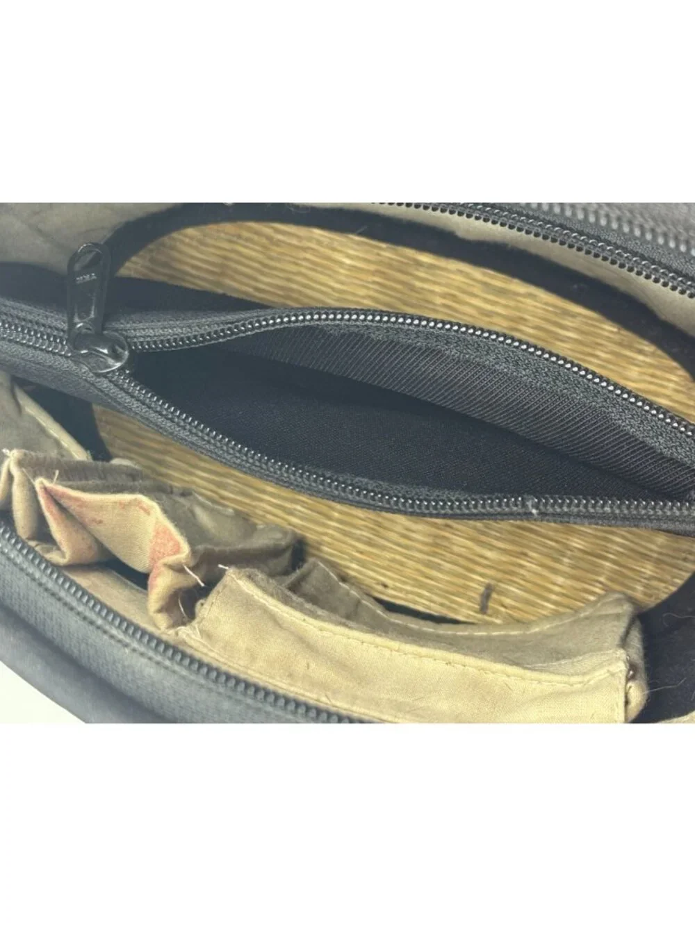 Baskets of Cambodia Kiri Wave Shoulder Bag Purse Medium Green Woven 2032